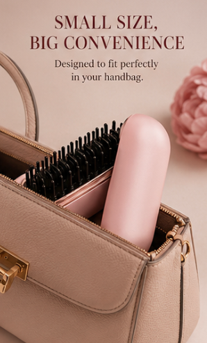 Cherry Charm Portable Hair Straightener