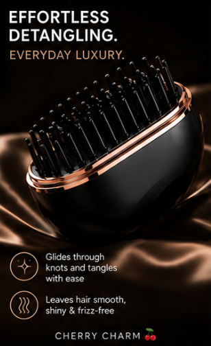Cherry Charm Portable Hair Straightener