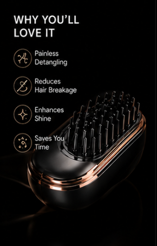 Cherry Charm Portable Hair Straightener