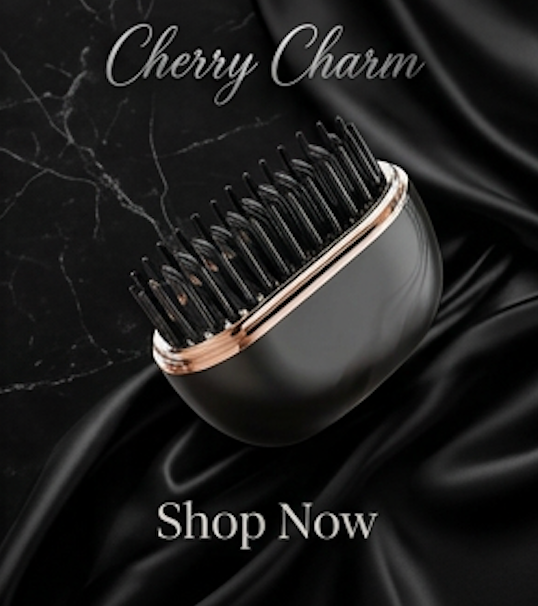Cherry Charm Portable Hair Straightener